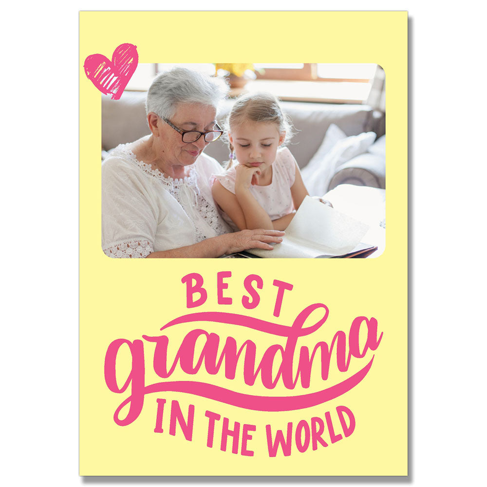 Best Grandma In The World Photo Card PACK OF 6 #1 image